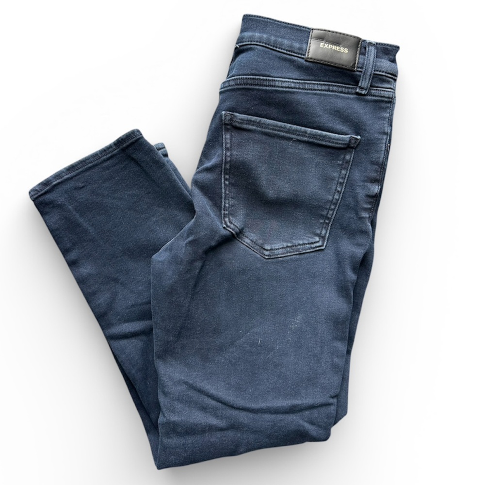 Express Slim Mud Ruse Dark Wash Denim Jeans